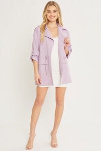 Waiting For You Jacket in Lilac