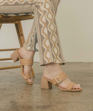 Nicole Buckle Block Heel