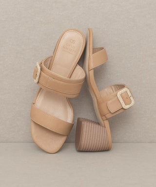 Nicole Buckle Block Heel