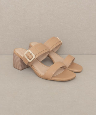 Nicole Buckle Block Heel
