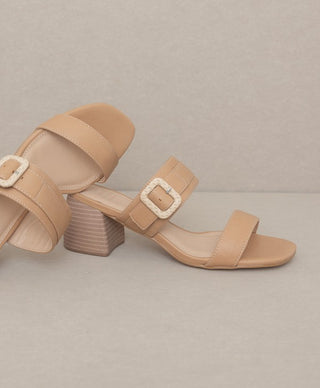 Nicole Buckle Block Heel
