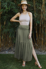 Charlie Maxi Skirt in Olive