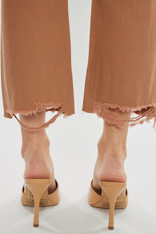 Carly High Rise Straight Leg Jeans