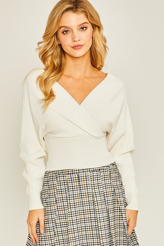 Wine By The Fire Sweater in Ivory