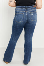 Ophelia Mid-Rise Destroyed Flare Jeans