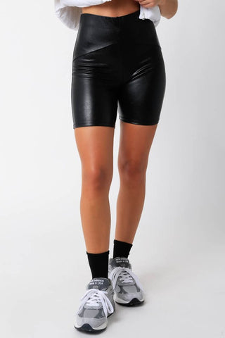 Row Pu Vegan Biker Shorts