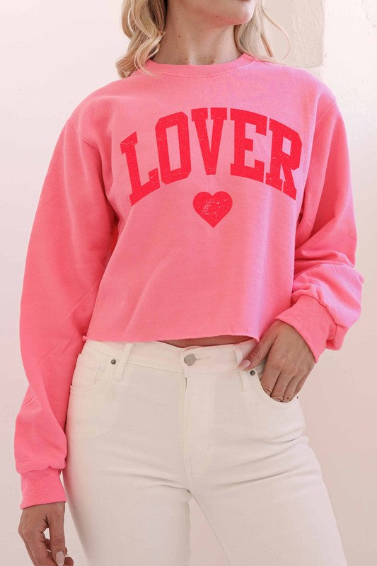 Lover Crop Sweatshirt