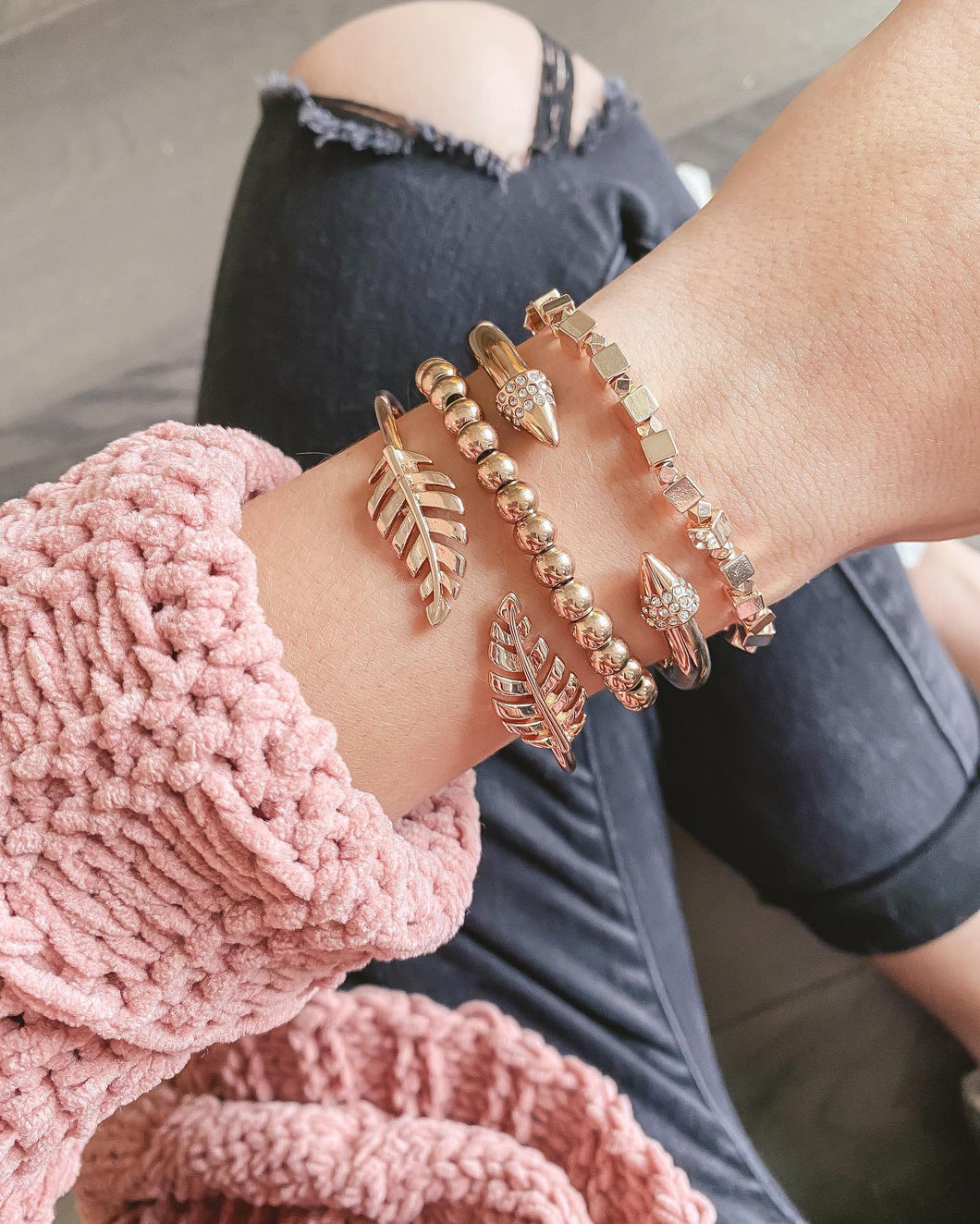 Rose Gold Bling Bracelet