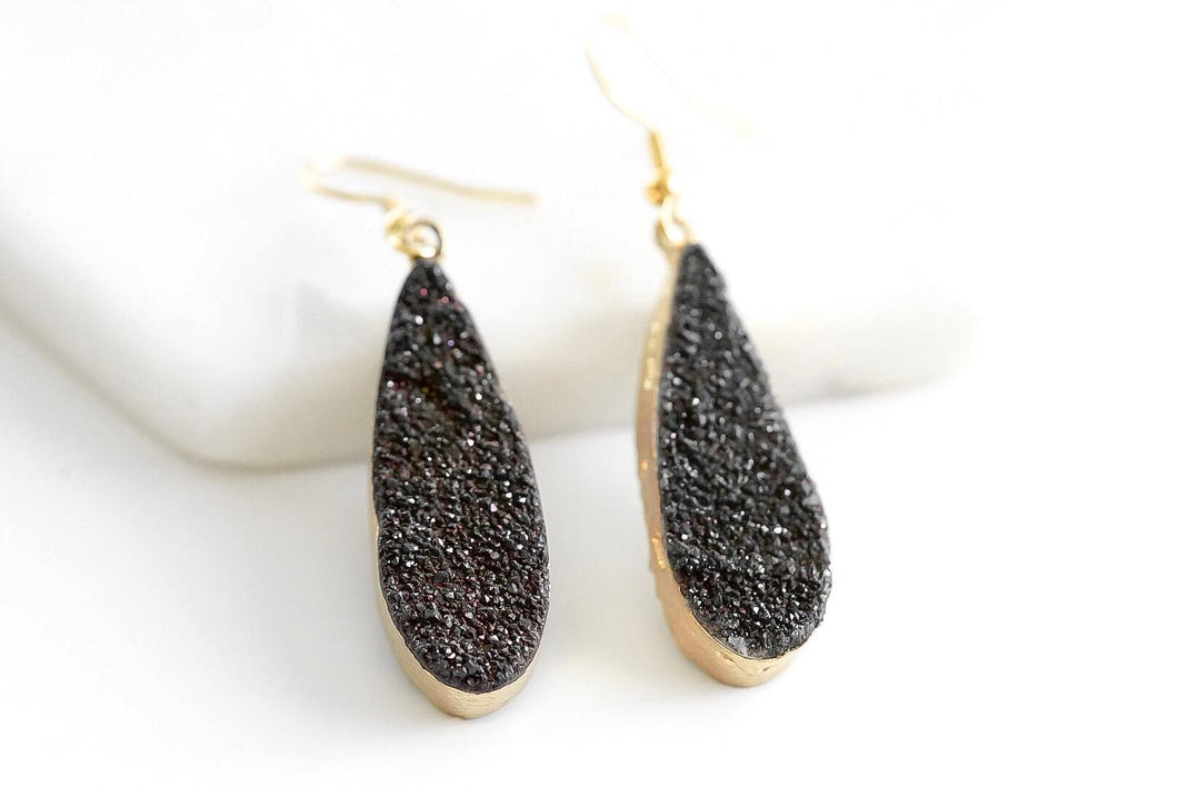 Raven Drop Earrings by KA