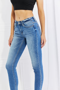 Never Too Late Raw Hem Cropped Jeans
