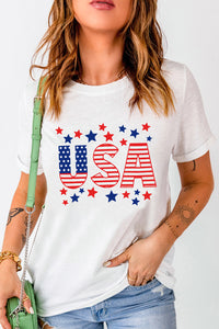 USA Stars and Stripes Graphic Tee