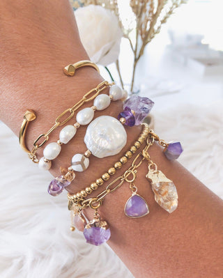 Nugget Quartz Charms