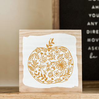 Floral Pumpkin