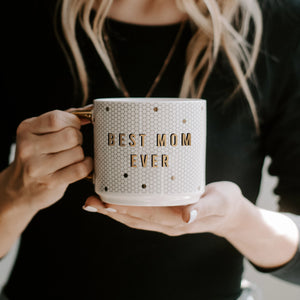 Best Mom Ever Tile Coffee Mug
