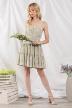 Floral Tiered Mini Dress