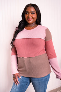 What's New Waffle-Knit Top