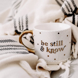 Be Still and Know Tile Coffee Mug