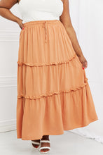 Summer Days Maxi Skirt in Orange