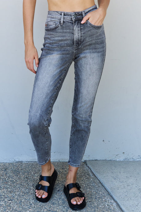Racquel High Waisted Slim Fit Jeans