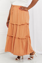 Summer Days Maxi Skirt in Orange