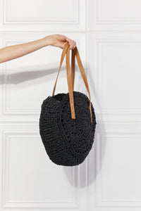 C'est La Vie Crochet Handbag in Black