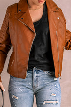 PREORDER Ribbed Faux Leather Jacket