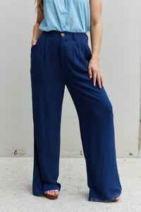 Business Casual High Waisted Trousers