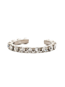 Riveting Romance Cuff Bracelet in Antique Silver
