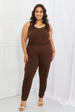 Comfy Casual Jumpsuit in Brown