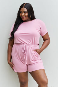 Chilled Out Romper in Light Pink