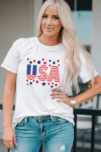 USA Stars and Stripes Graphic Tee