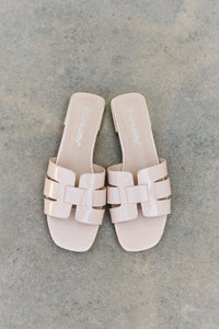 Walk It Out Slide Sandals in Nude