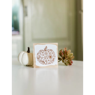 Floral Pumpkin
