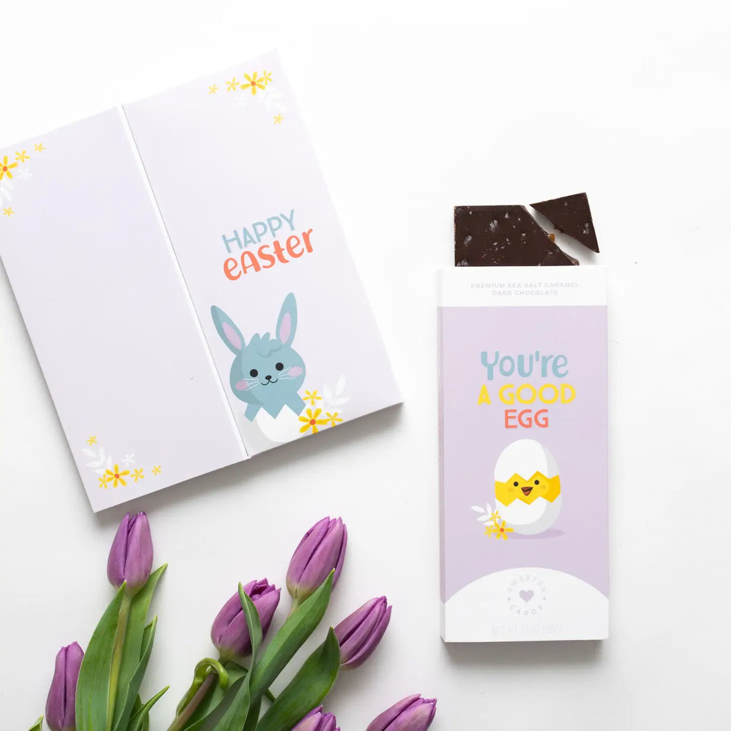 Easter Chocolate and Greeting Card – You're a Good Egg