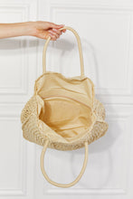 Beach Date Straw Rattan Handbag in Ivory