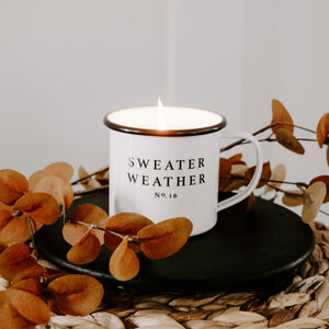 Sweater Weather Soy Candle - Coffee Mug Candle