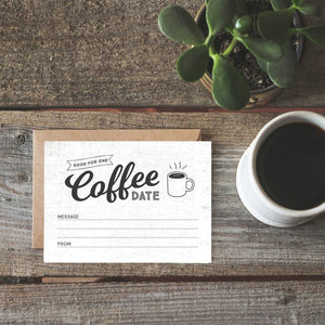 Coffee Date Greeting Card